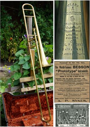 Trombone Besson & Co Prototype Class A London 1914
